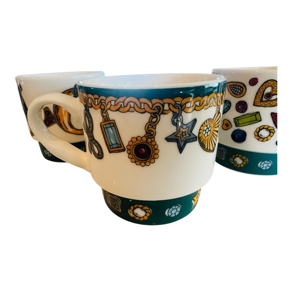 Brighton LOVE Mug Set of 3 Trust Your Journey Ceramic Gift Coffee Mugs - Picture 2 of 7